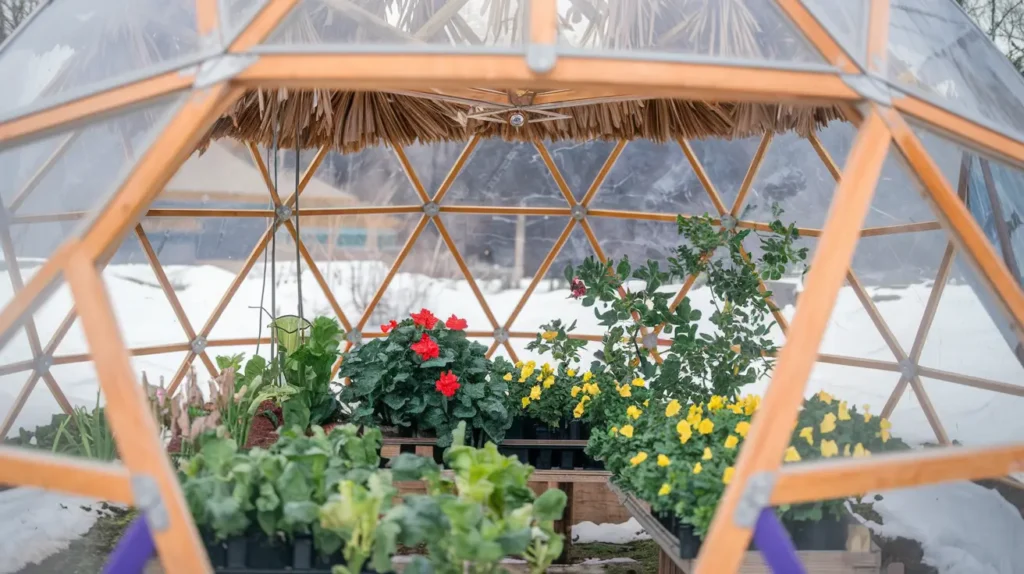 Are geodesic dome greenhouses good for winter growing?